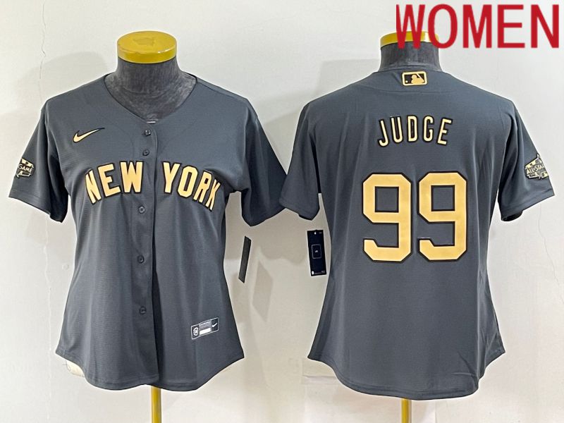 Cheap Women New York Yankees 99 Judge Grey 2022 All Star Game Nike MLB Jersey